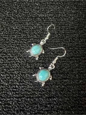 Turquoise Turtle Earrings